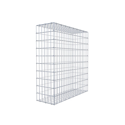 Gabion 100 cm x 90 cm x 30 cm (L x H x P), mailles 5 cm x 10 cm, anneau en C