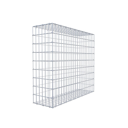 Gabion 100 cm x 90 cm x 30 cm (L x H x P), mailles 5 cm x 10 cm, anneau en C