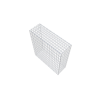 Gabion 100 cm x 90 cm x 30 cm (L x H x P), mailles 5 cm x 10 cm, anneau en C