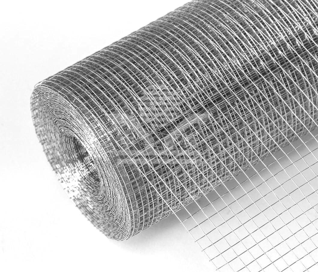 Wire roll 12 mx 1 mx 0.8 mm, mesh size 12.7 x 12.7 mm