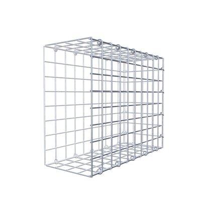 Type 2 oplegkorf 50 cm x 40 cm x 20 cm (L x H x D), maaswijdte 5 cm x 5 cm, C-ring