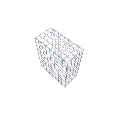 Type 2 oplegkorf 50 cm x 40 cm x 20 cm (L x H x D), maaswijdte 5 cm x 5 cm, C-ring