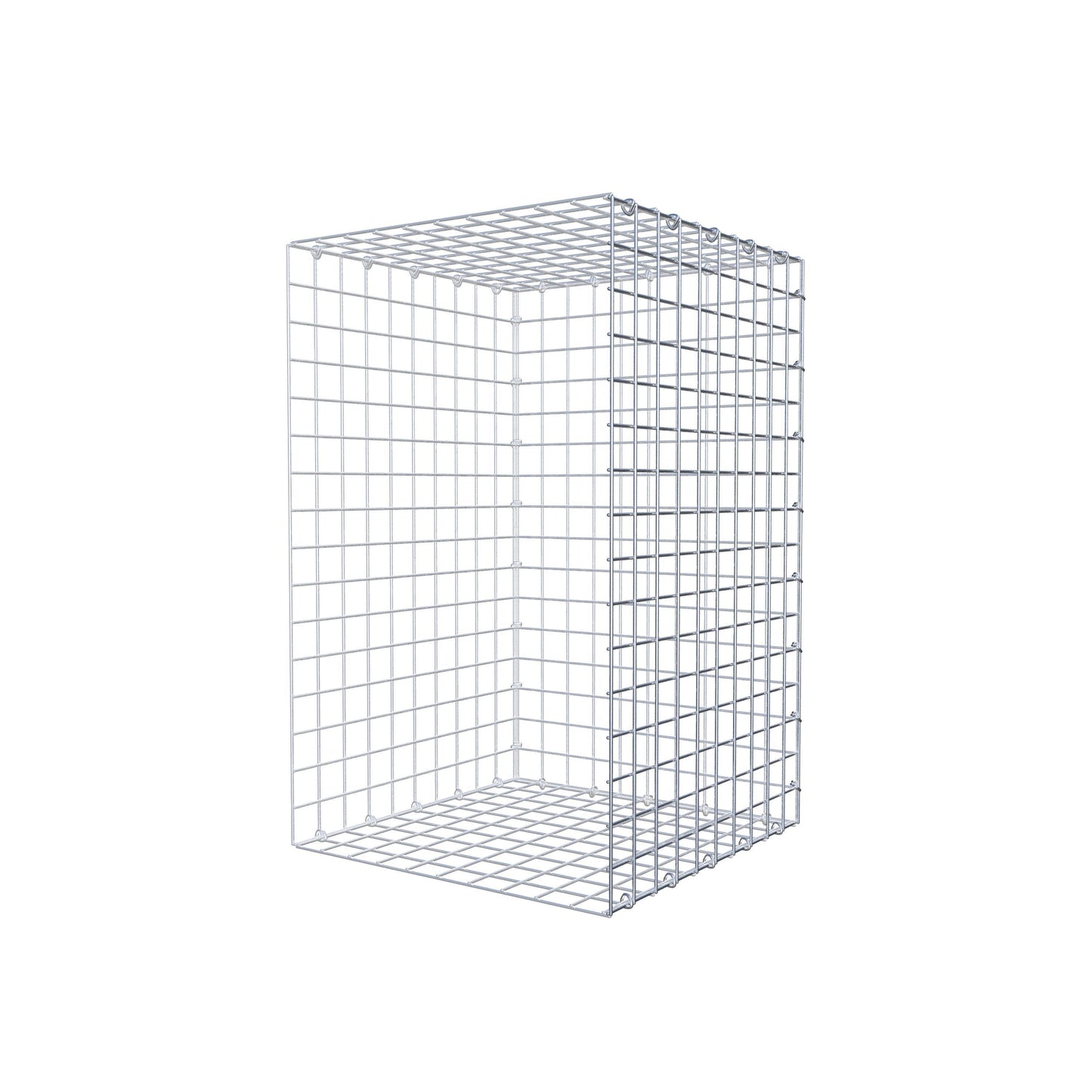 Gabião Tipo 2 80 cm x 50 cm x 50 cm (C x A x P), malhagem 5 cm x 5 cm, anel C