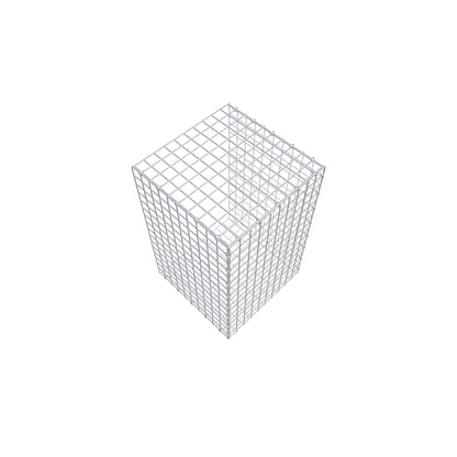 Gabião Tipo 2 80 cm x 50 cm x 50 cm (C x A x P), malhagem 5 cm x 5 cm, anel C