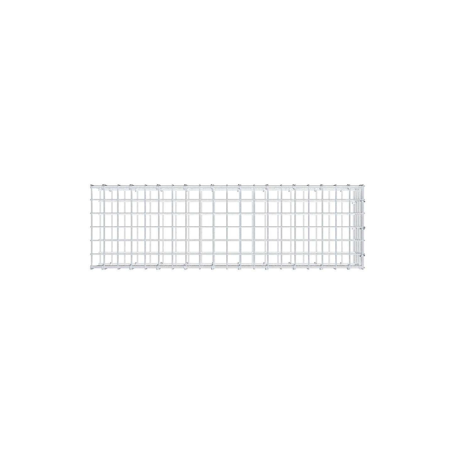 Anbaugabione Typ 2 100 cm x 20 cm x 30 cm (L x H x T), Maschenweite 5 cm x 5 cm, C-Ring