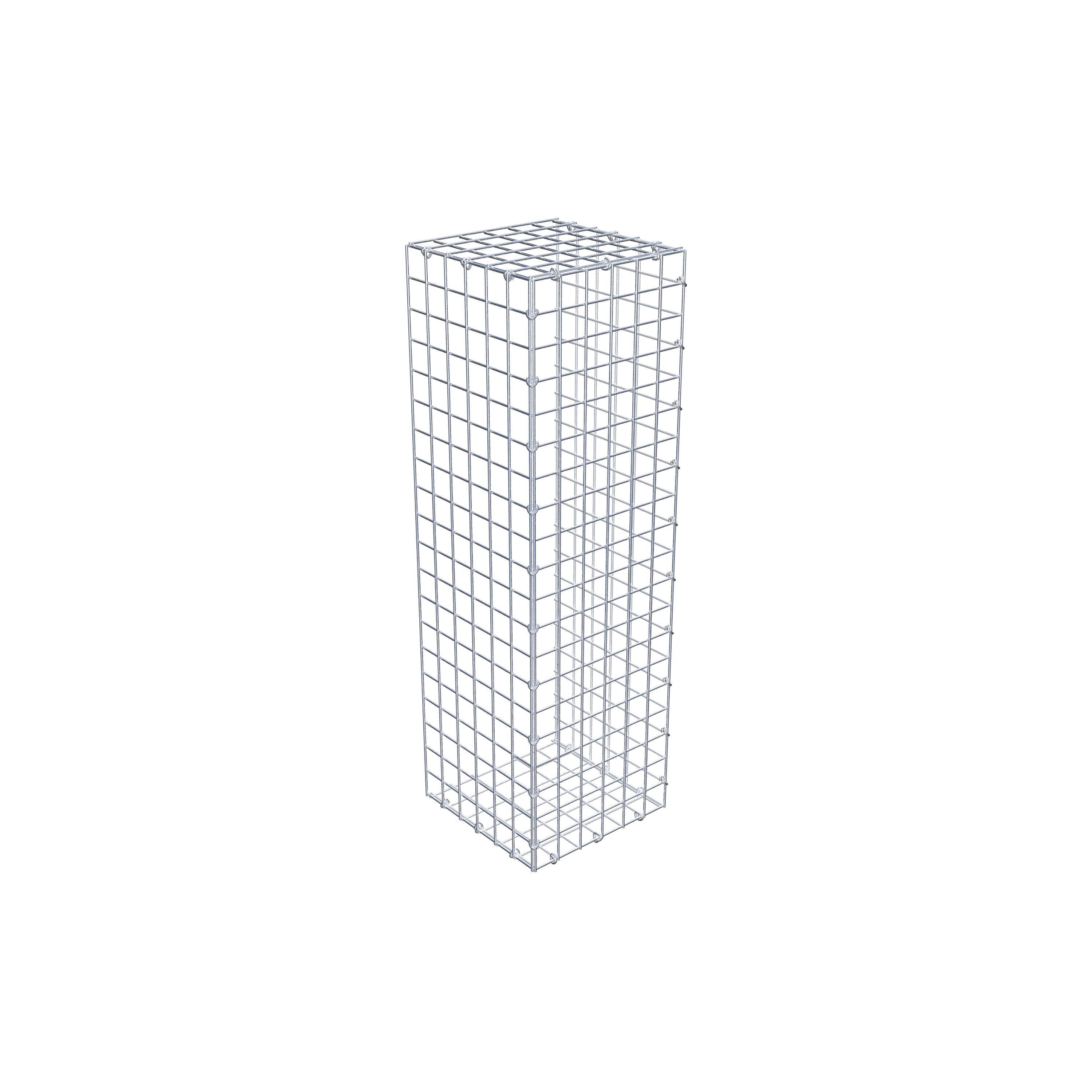 Monteret gabion type 2 100 cm x 30 cm x 30 cm (L x H x D), maskestørrelse 5 cm x 5 cm, C-ring