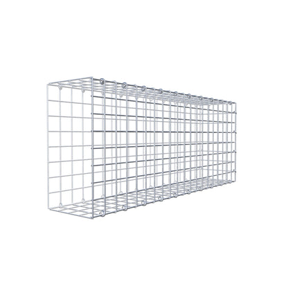 Mounted gabion type 2 100 cm x 40 cm x 20 cm (L x H x D), mesh size 5 cm x 5 cm, C-ring