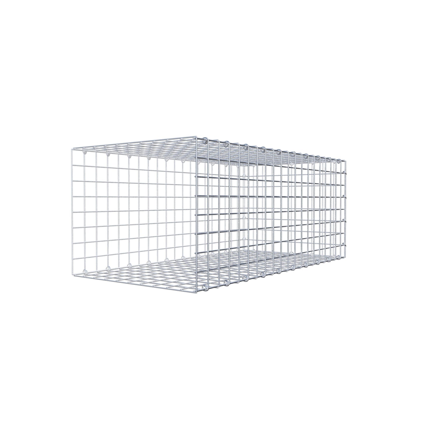 Gabião tipo 2 100 cm x 40 cm x 50 cm (C x A x P), malhagem 5 cm x 5 cm, anel C