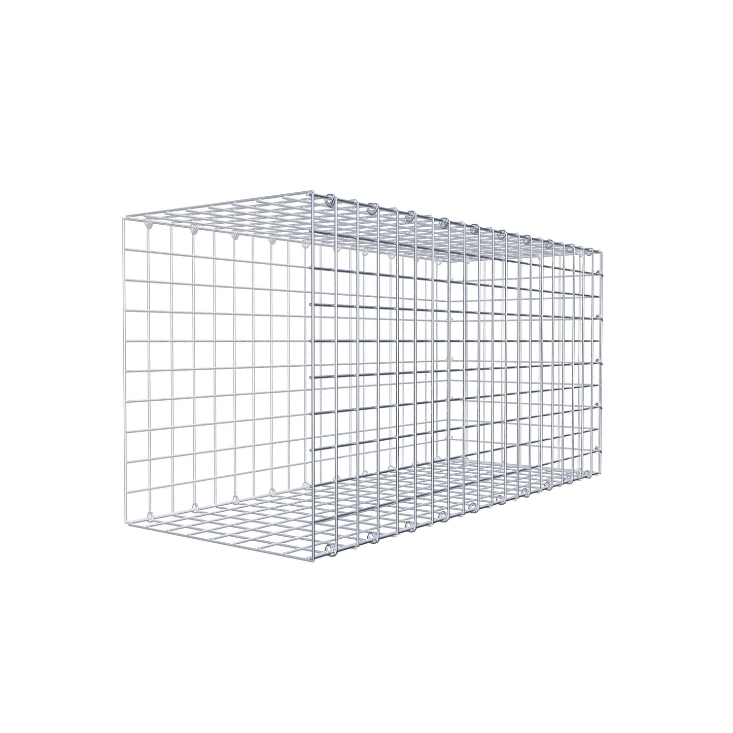 Gabbione aggiuntivo di tipo 2 100 cm x 50 cm x 40 cm (L x H x P), maglia 5 cm x 5 cm, anello a C