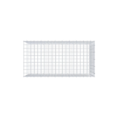 Monteret gabion type 2 100 cm x 50 cm x 50 cm (L x H x D), maskestørrelse 5 cm x 5 cm, C-ring