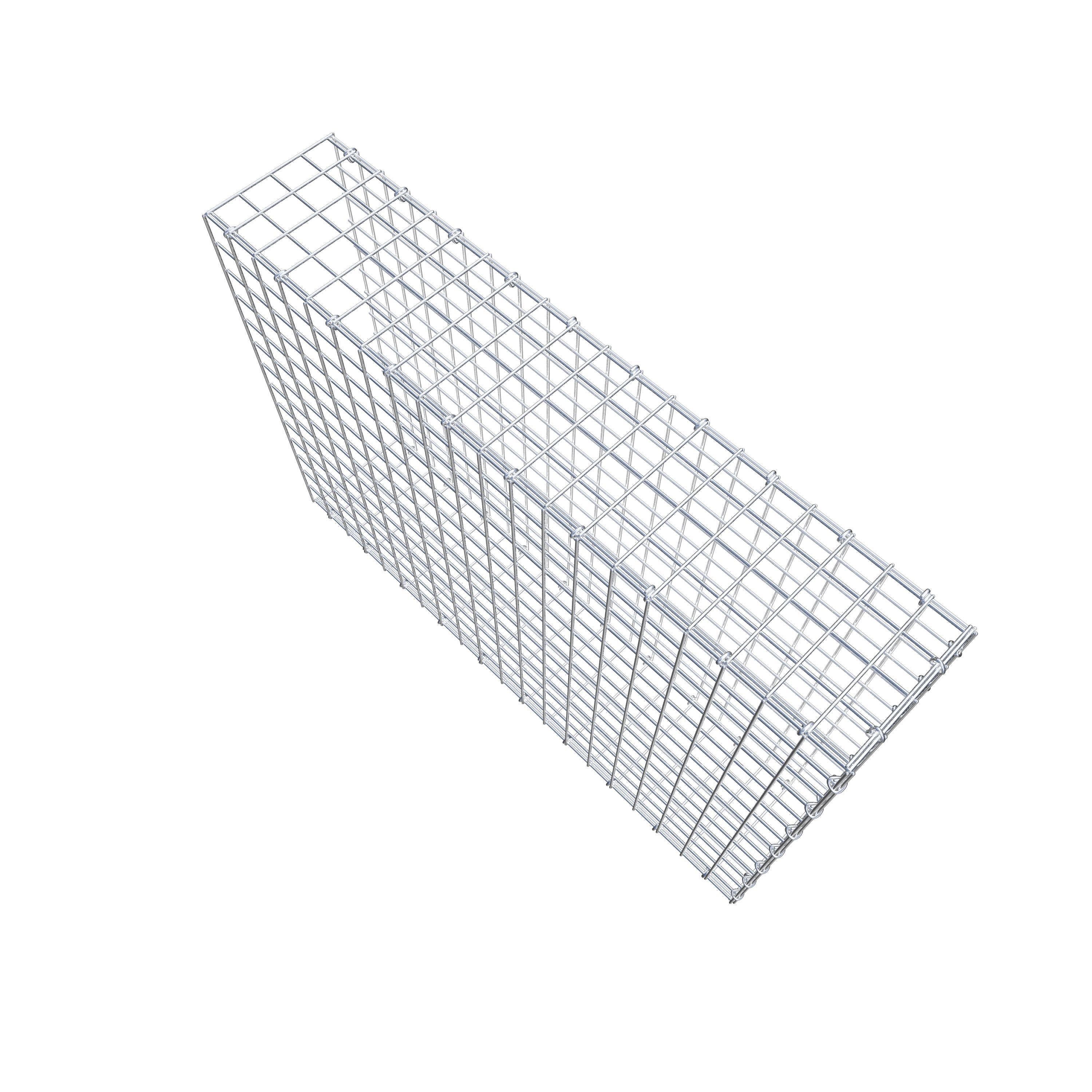 Anbaugabione Typ 2 100 cm x 70 cm x 20 cm (L x H x T), Maschenweite 5 cm x 5 cm, C-Ring