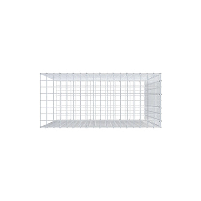 Anbaugabione Typ 2 100 cm x 90 cm x 40 cm (L x H x T), Maschenweite 5 cm x 5 cm, C-Ring
