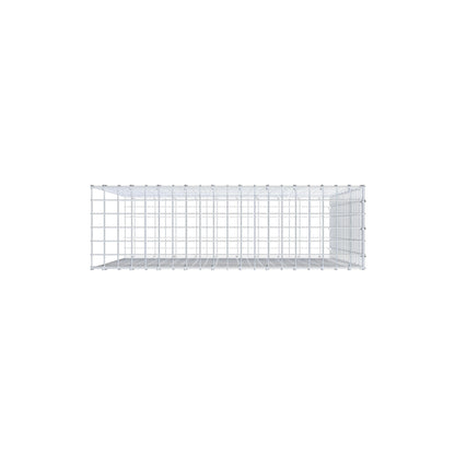 Monteret gabion type 2 100 cm x 100 cm x 30 cm (L x H x D), maskestørrelse 5 cm x 5 cm, C-ring