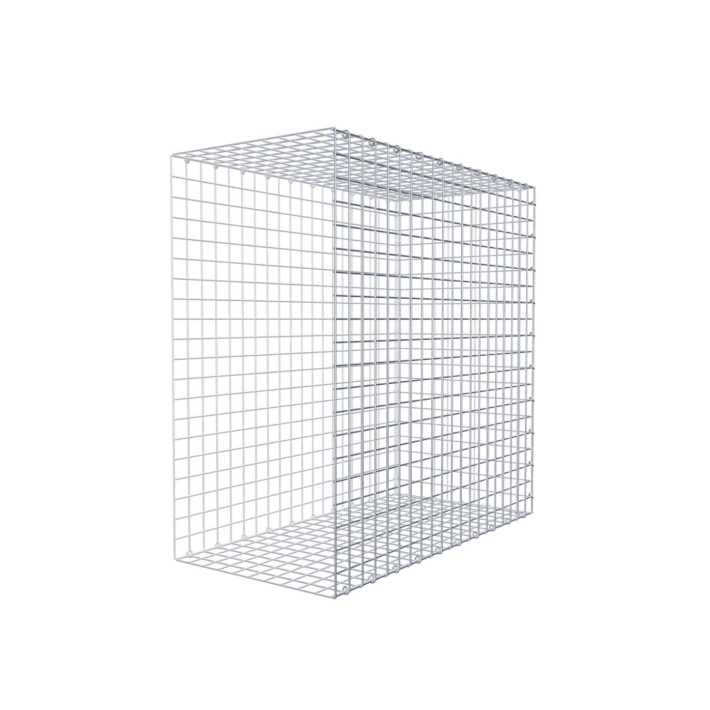 Monteret gabion type 2 100 cm x 100 cm x 50 cm (L x H x D), maskestørrelse 5 cm x 5 cm, C-ring