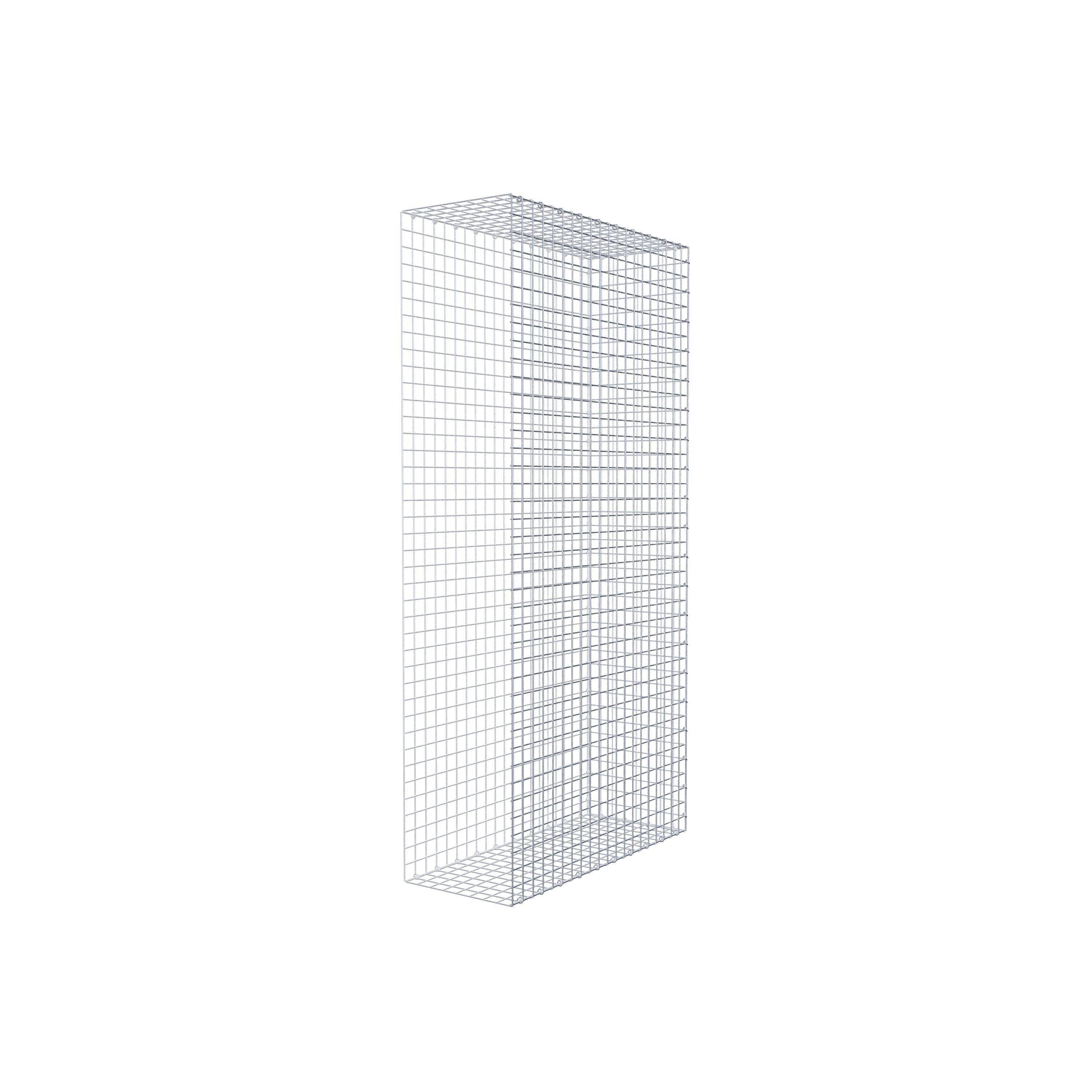 Opzetpaal type 2 200 cm x 100 cm x 40 cm (L x H x D), maaswijdte 5 cm x 5 cm, C-ring