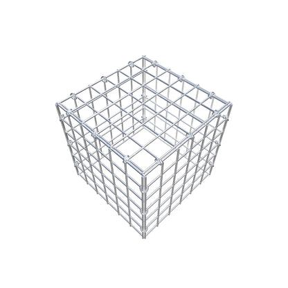 Fourche rapportée type 3 30 cm x 30 cm x 30 cm (L x H x P), maille 5 cm x 5 cm, anneau en C