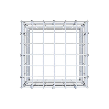 Fourche rapportée type 3 30 cm x 30 cm x 30 cm (L x H x P), maille 5 cm x 5 cm, anneau en C