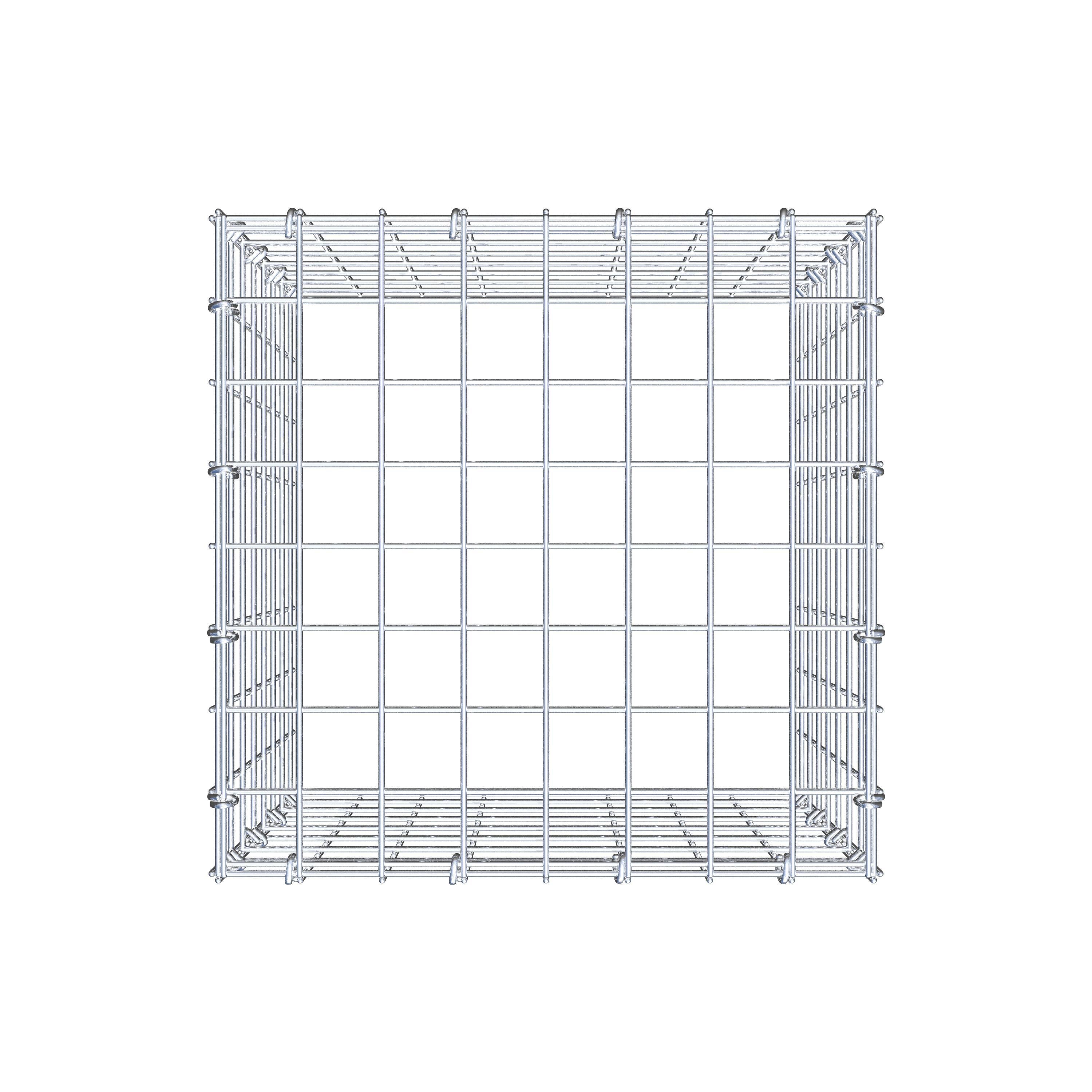 Gabião Tipo 3 40 cm x 40 cm x 40 cm (C x A x P), malhagem 5 cm x 5 cm, anel C