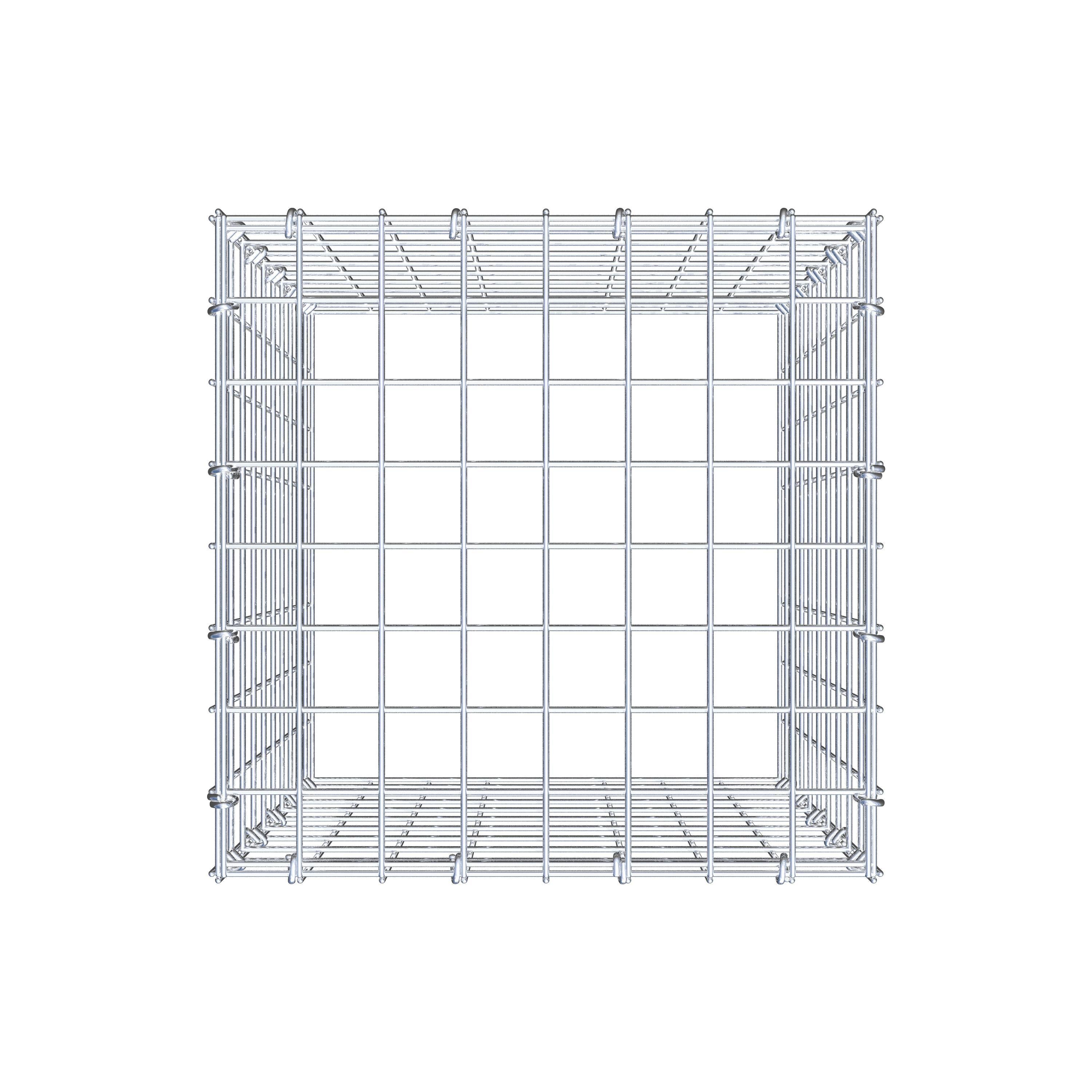 Gabião Tipo 3 50 cm x 40 cm x 40 cm (C x A x P), malhagem 5 cm x 5 cm, anel C