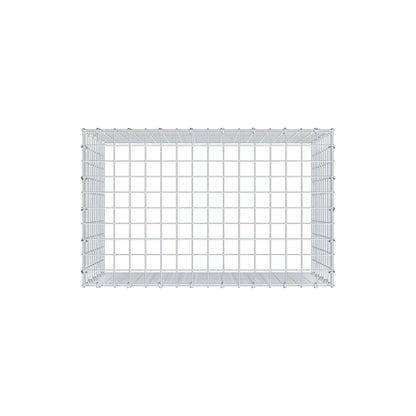 Monteret gabion type 3 80 cm x 50 cm x 50 cm (L x H x D), maskestørrelse 5 cm x 5 cm, C-ring