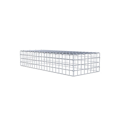 Mounted gabion type 3 100 cm x 20 cm x 40 cm (L x H x D), mesh size 5 cm x 5 cm, C-ring