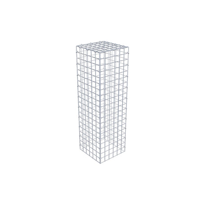 Typ 3 påbyggnadsgabion 100 cm x 30 cm x 30 cm (L x H x D), maskstorlek 5 cm x 5 cm, C-ring
