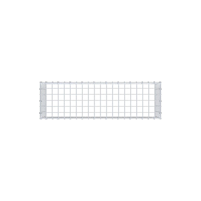 Typ 3 påbyggnadsgabion 100 cm x 30 cm x 30 cm (L x H x D), maskstorlek 5 cm x 5 cm, C-ring