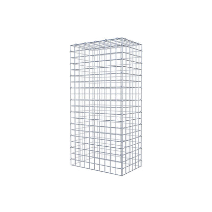 Typ 3 påbyggnadsgabion 100 cm x 30 cm x 50 cm (L x H x D), maskstorlek 5 cm x 5 cm, C-ring