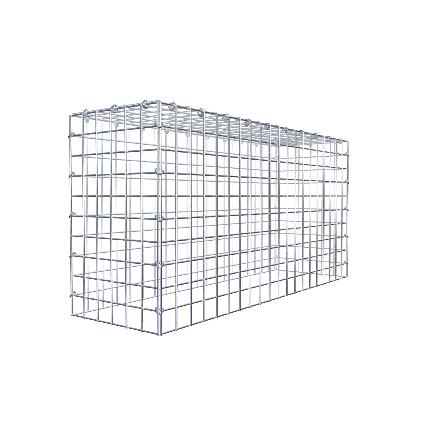 Gabbione aggiuntivo di tipo 3 100 cm x 50 cm x 30 cm (L x H x P), maglia 5 cm x 5 cm, anello a C