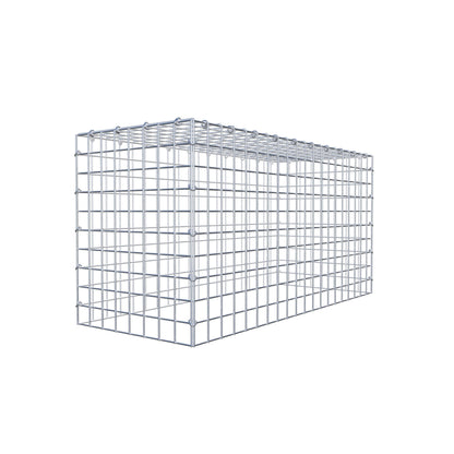 Monteret gabion type 3 100 cm x 50 cm x 40 cm (L x H x D), maskestørrelse 5 cm x 5 cm, C-ring