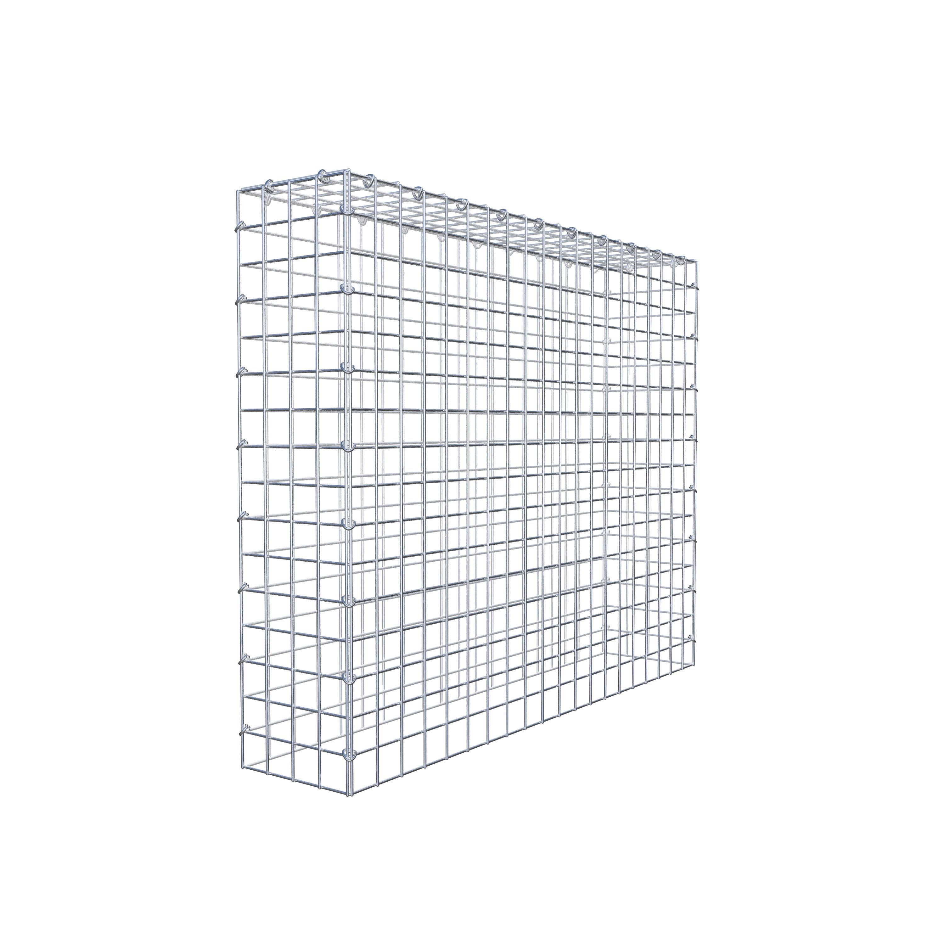 Gabião Tipo 3 100 cm x 80 cm x 20 cm (C x A x P), malhagem 5 cm x 5 cm, anel C