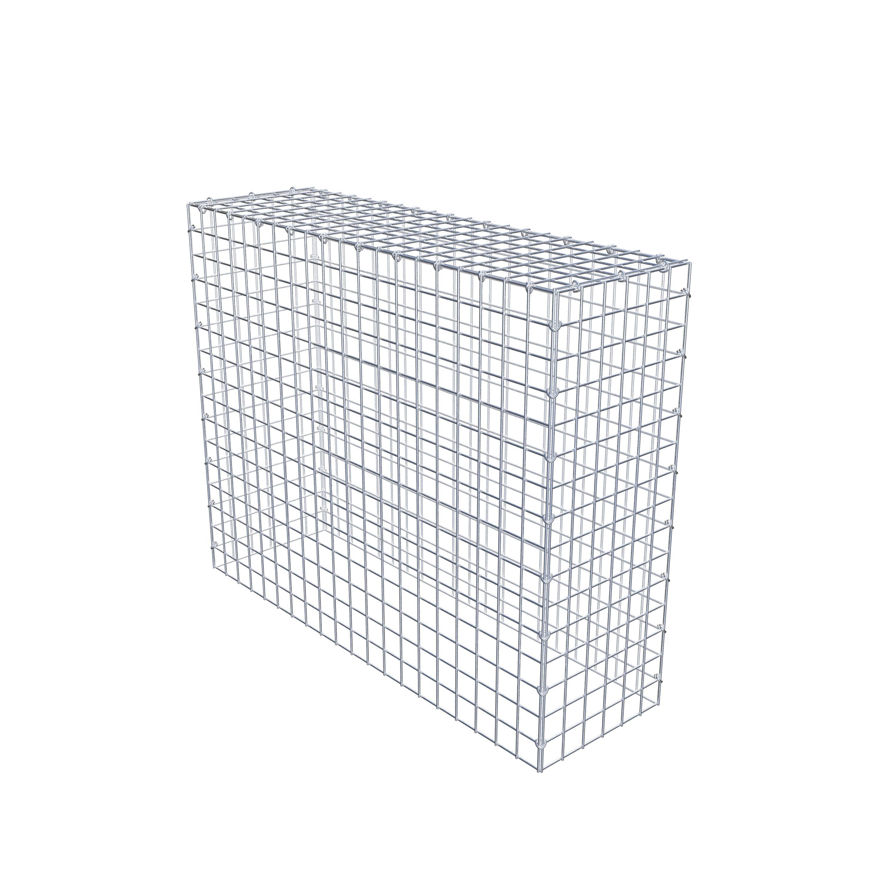 Gabião Tipo 3 100 cm x 80 cm x 30 cm (C x A x P), malhagem 5 cm x 5 cm, anel C