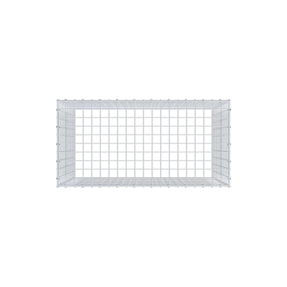 Gavión complementario de tipo 3 100 cm x 80 cm x 50 cm (L x A x P), malla 5 cm x 5 cm, anillo en C
