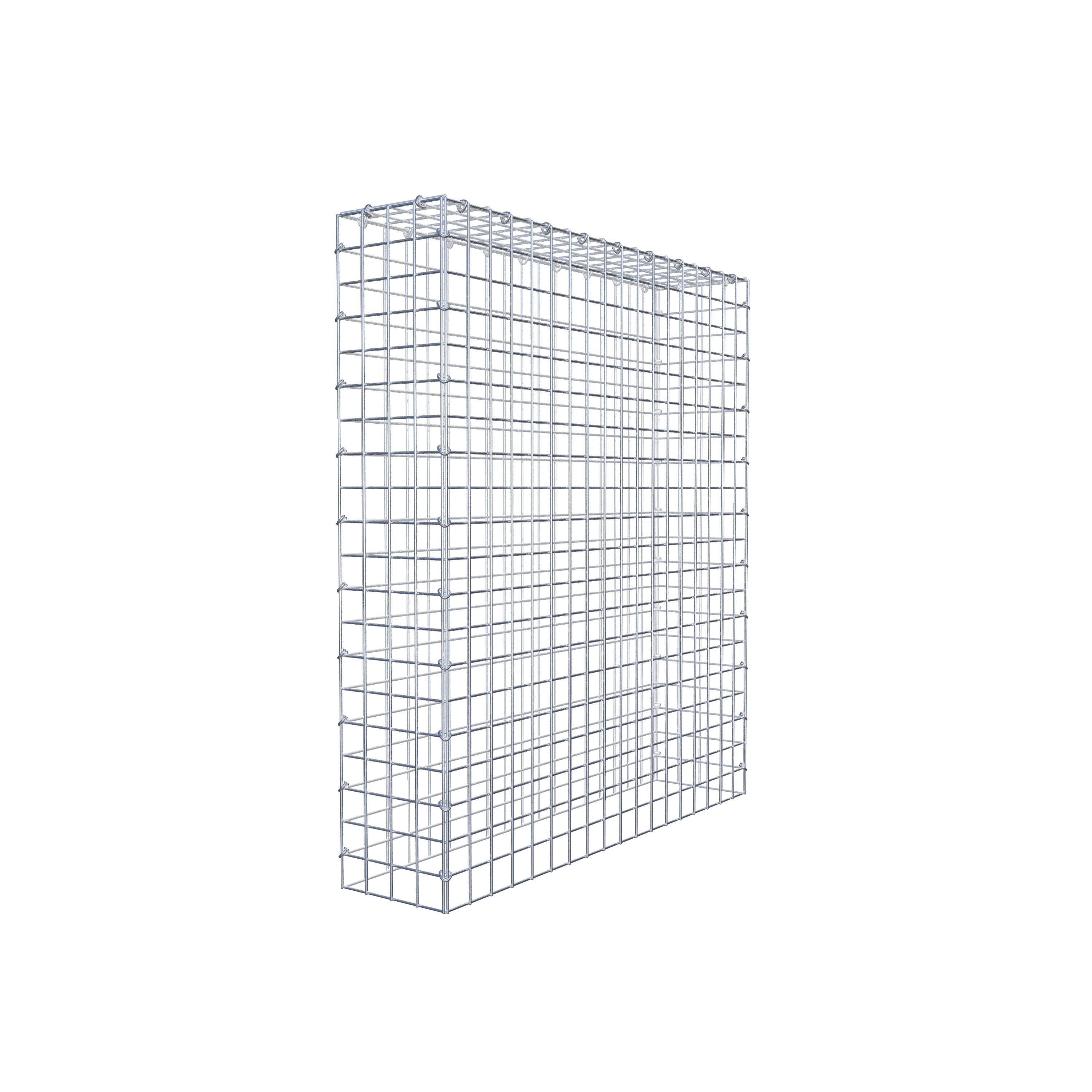 Mounted gabion type 3 100 cm x 90 cm x 20 cm (L x H x D), mesh size 5 cm x 5 cm, C-ring