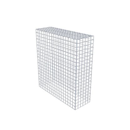 Typ 3 påbyggnadsgabion 100 cm x 90 cm x 30 cm (L x H x D), maskstorlek 5 cm x 5 cm, C-ring