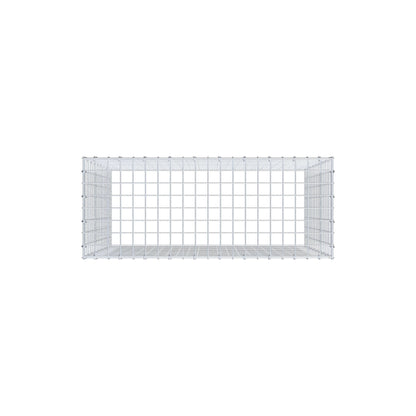 Gavión complementario de tipo 3 100 cm x 90 cm x 40 cm (L x A x P), malla 5 cm x 5 cm, anillo en C