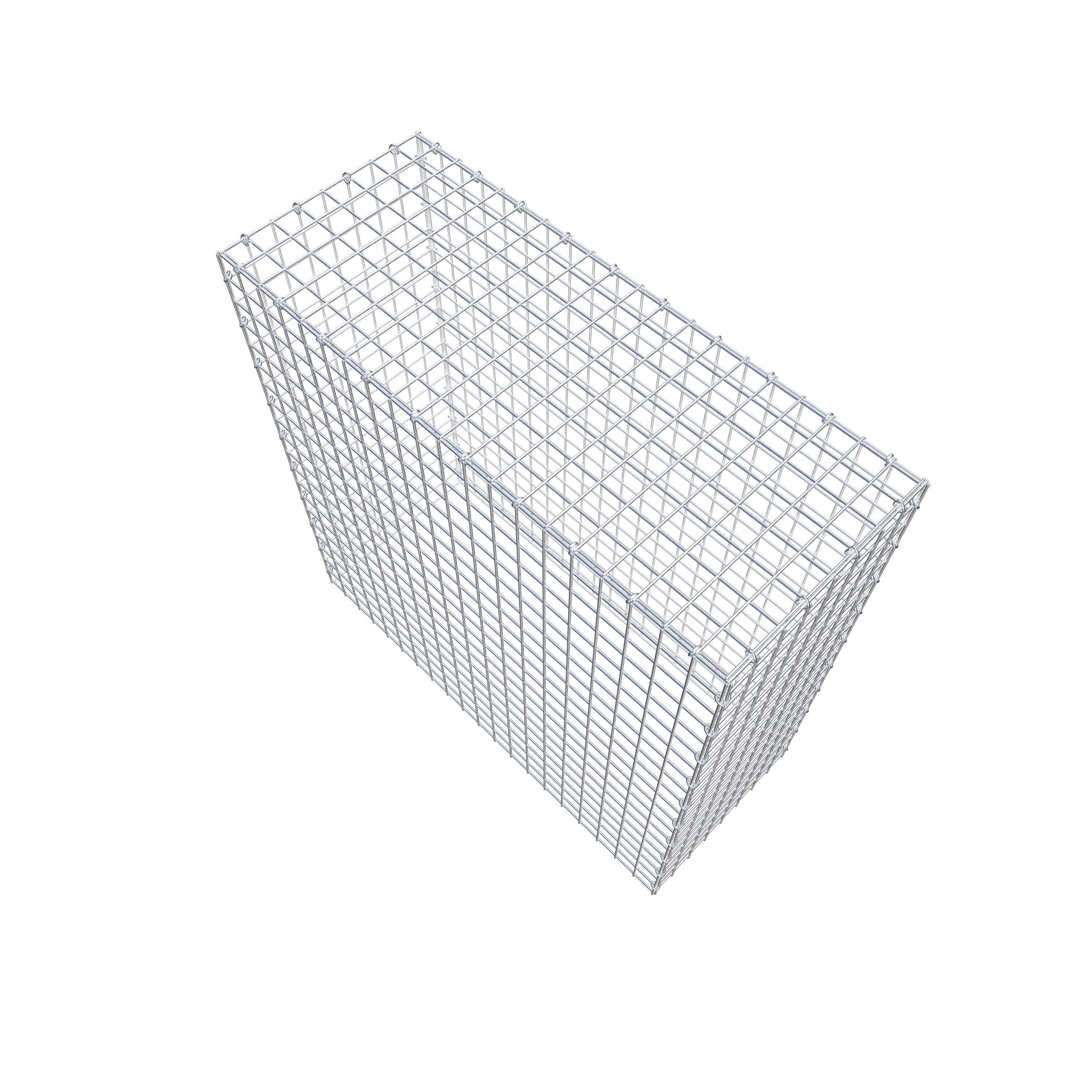 Gabião Tipo 3 100 cm x 100 cm x 40 cm (C x A x P), malhagem 5 cm x 5 cm, anel C