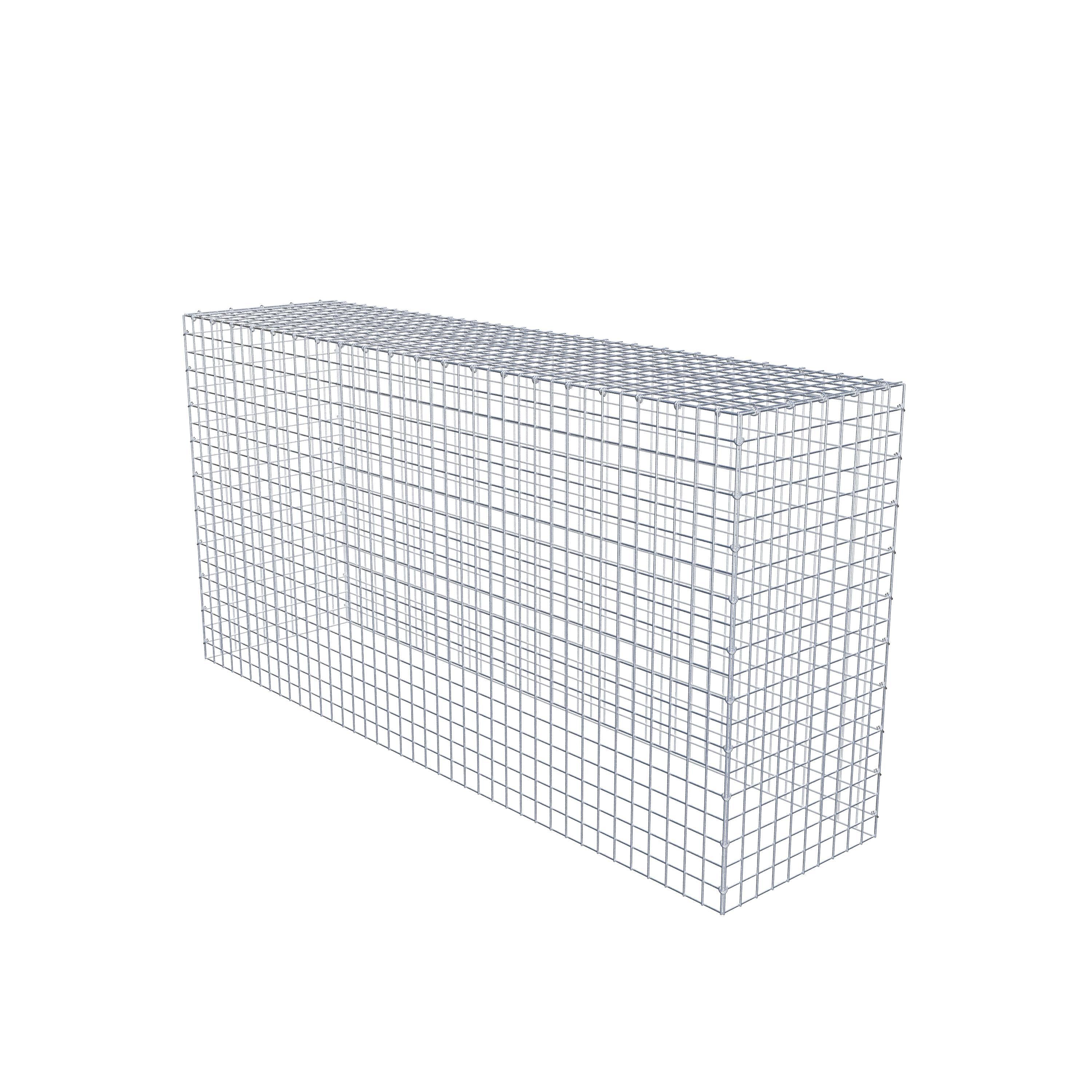 Mounted gabion type 3 200 cm x 100 cm x 50 cm (L x H x D), mesh size 5 cm x 5 cm, C-ring