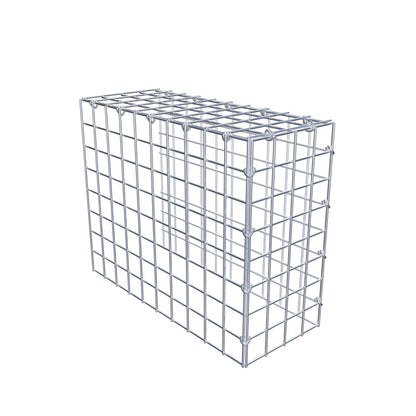 Anbaugabione Typ 4 50 cm x 40 cm x 20 cm (L x H x T), Maschenweite 5 cm x 5 cm, C-Ring