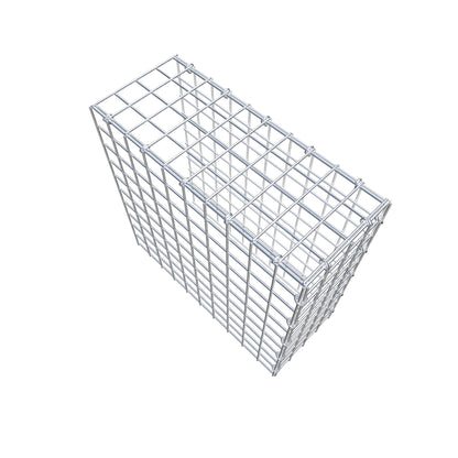 Gavión adicional tipo 4 50 cm x 50 cm x 20 cm (L x A x P), malla 5 cm x 5 cm, anillo en C