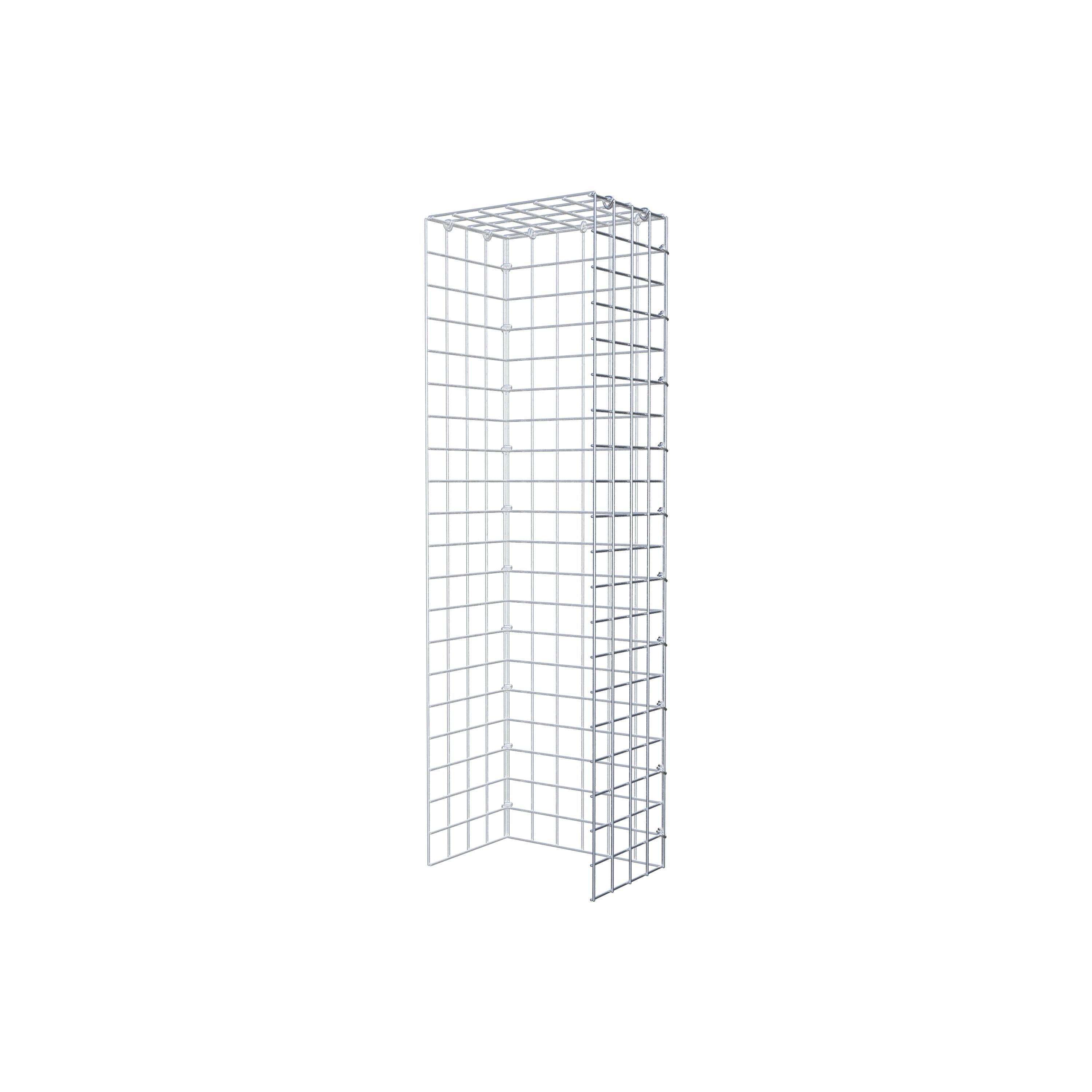 Anbaugabione Typ 4 100 cm x 20 cm x 30 cm (L x H x T), Maschenweite 5 cm x 5 cm, C-Ring