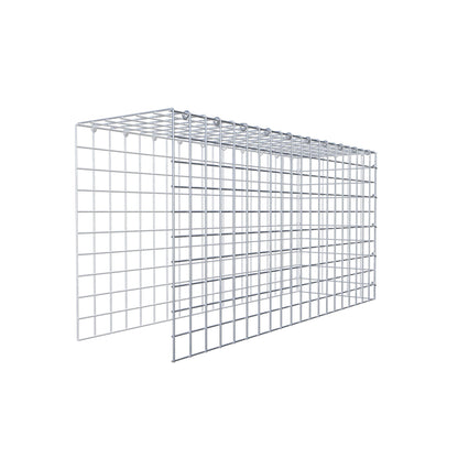 Type 4 oplegkorf 100 cm x 50 cm x 30 cm (L x H x D), maaswijdte 5 cm x 5 cm, C-ring