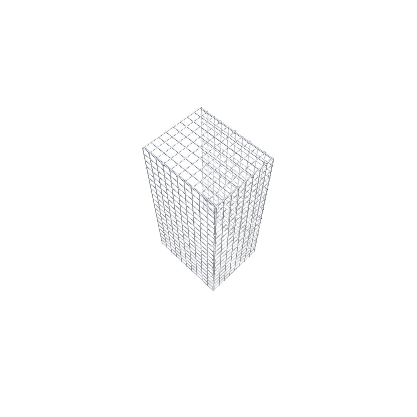 Anbaugabione Typ 4 100 cm x 50 cm x 40 cm (L x H x T), Maschenweite 5 cm x 5 cm, C-Ring