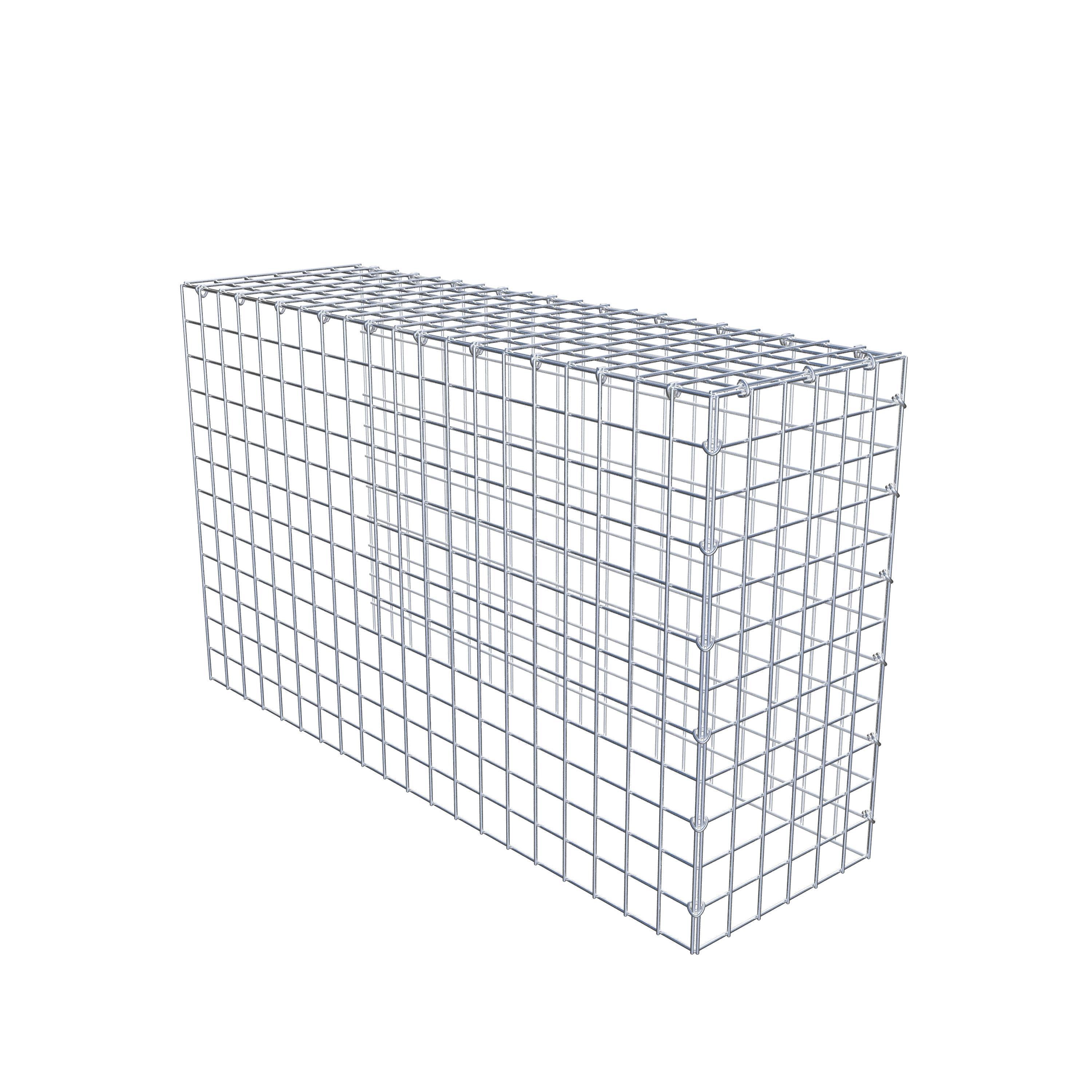 Mounted gabion type 4 100 cm x 60 cm x 30 cm (L x H x D), mesh size 5 cm x 5 cm, C-ring