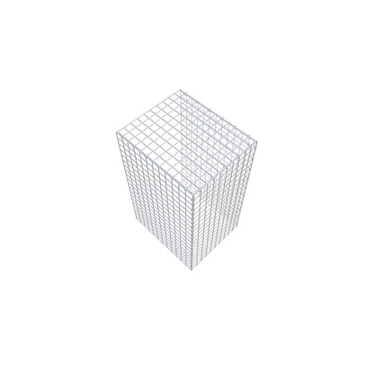 Anbaugabione Typ 4 100 cm x 60 cm x 50 cm (L x H x T), Maschenweite 5 cm x 5 cm, C-Ring