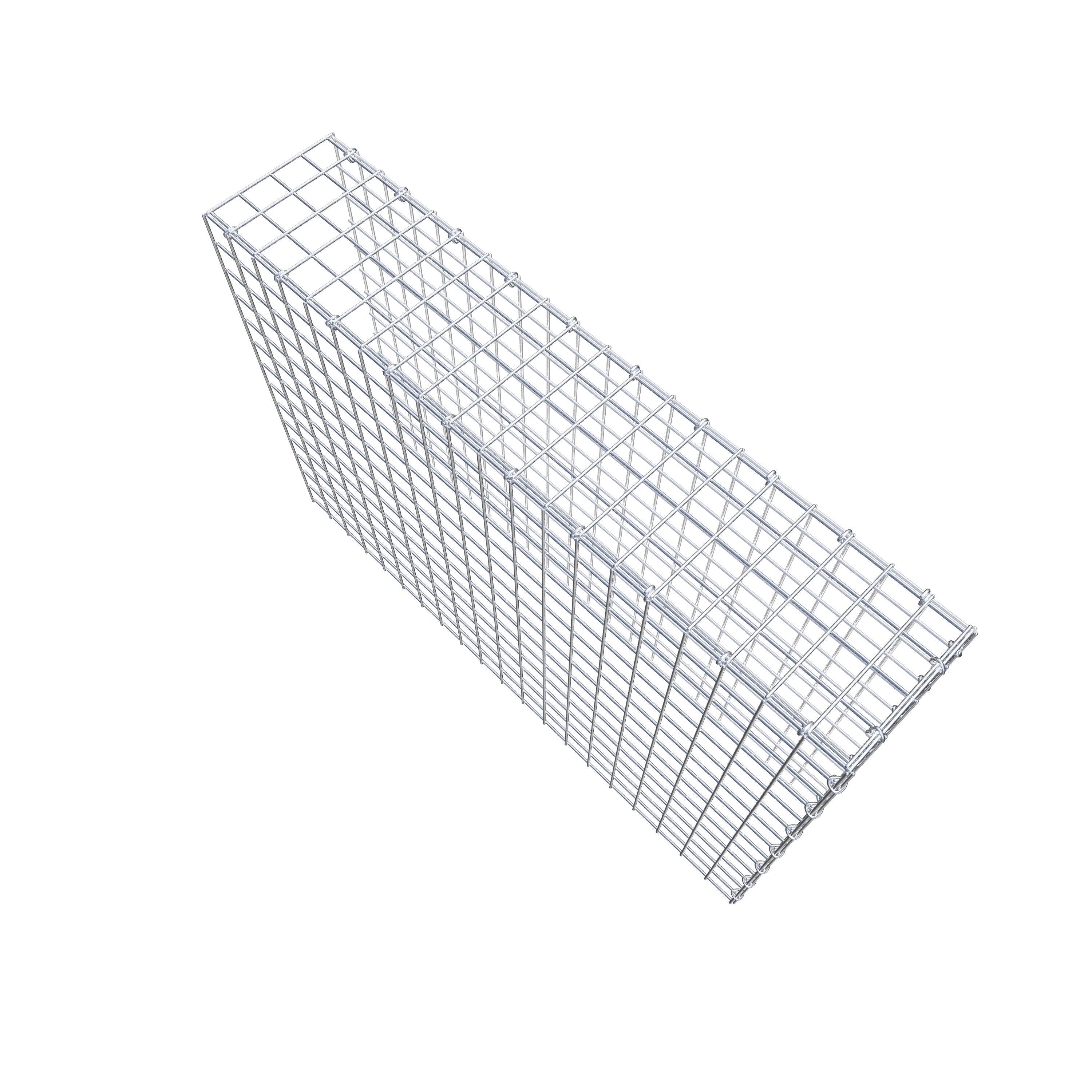 Anbaugabione Typ 4 100 cm x 70 cm x 20 cm (L x H x T), Maschenweite 5 cm x 5 cm, C-Ring