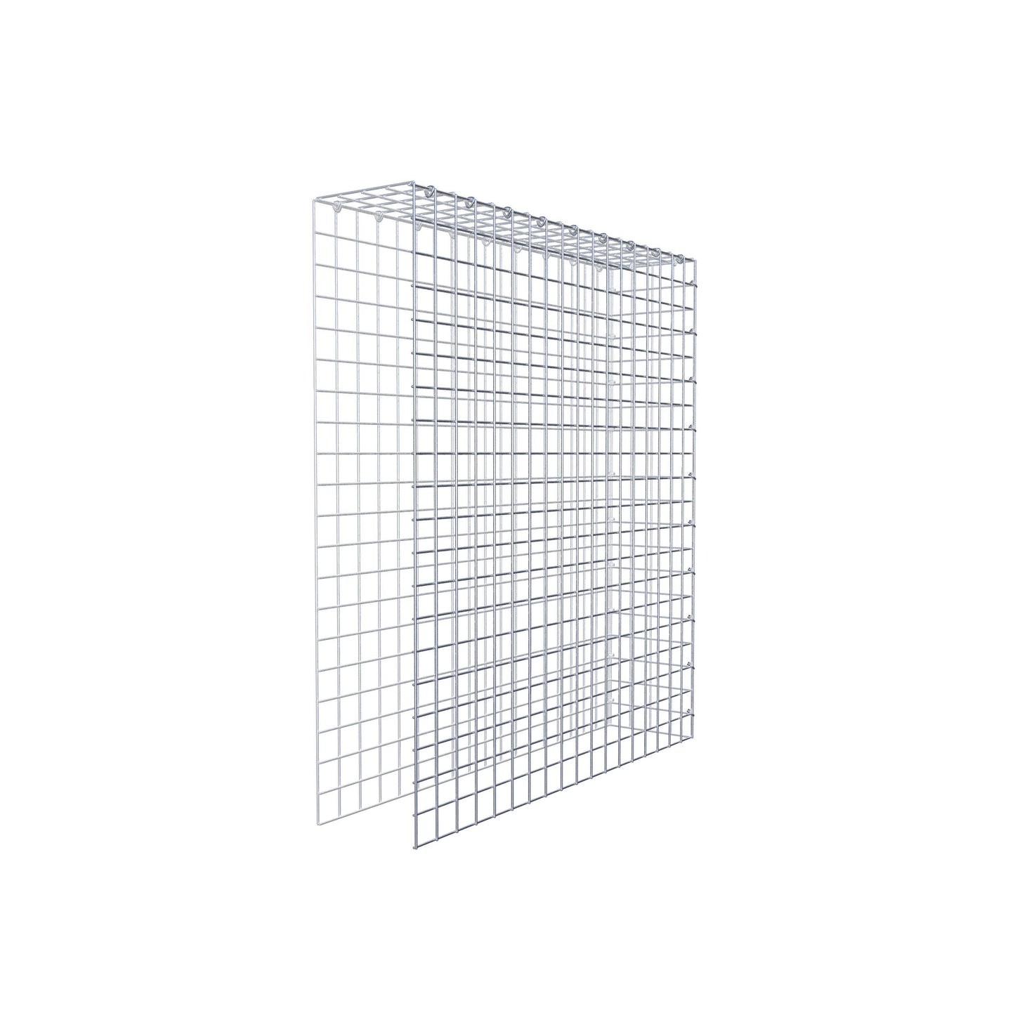 Type 4 oplegkorf 100 cm x 90 cm x 20 cm (L x H x D), maaswijdte 5 cm x 5 cm, C-ring