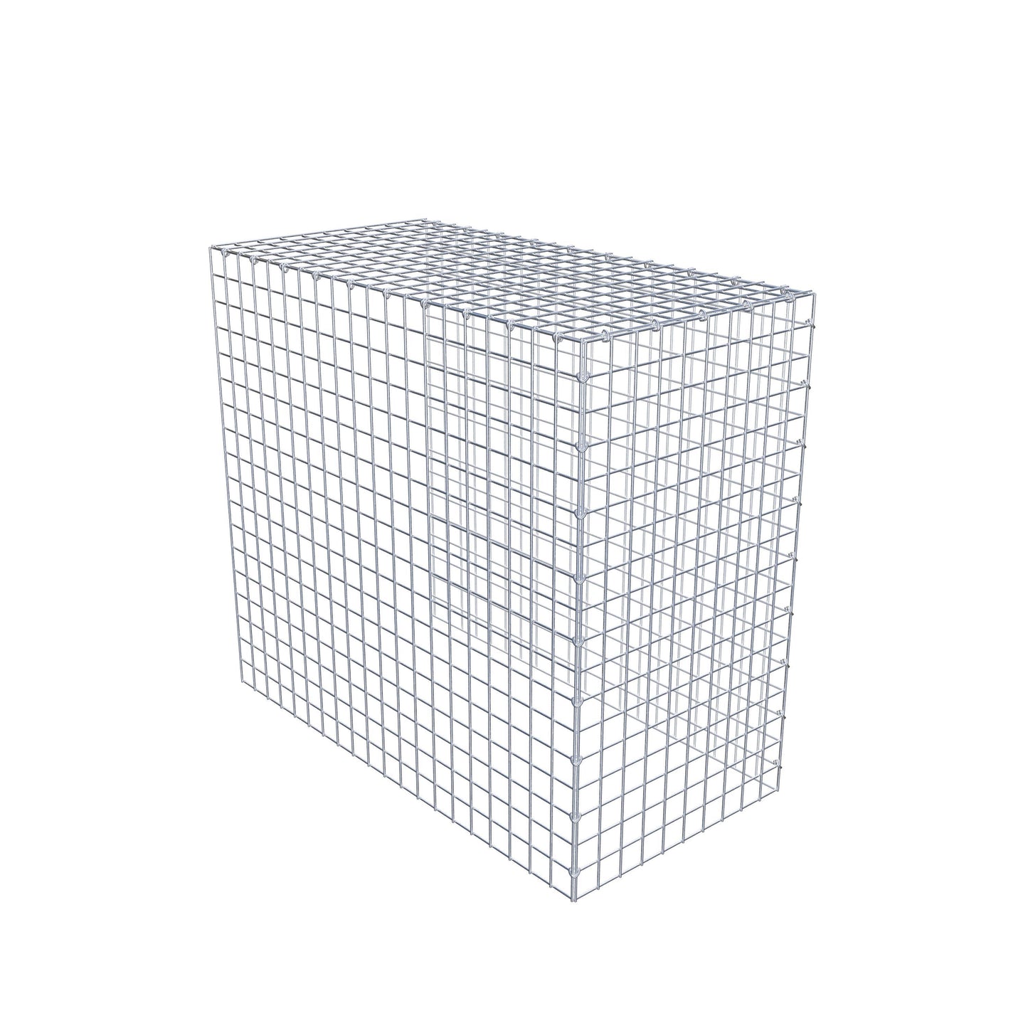 Opbouw schanskorf type 4 100 cm x 90 cm x 50 cm (L x H x D), maaswijdte 5 cm x 5 cm, C-ring