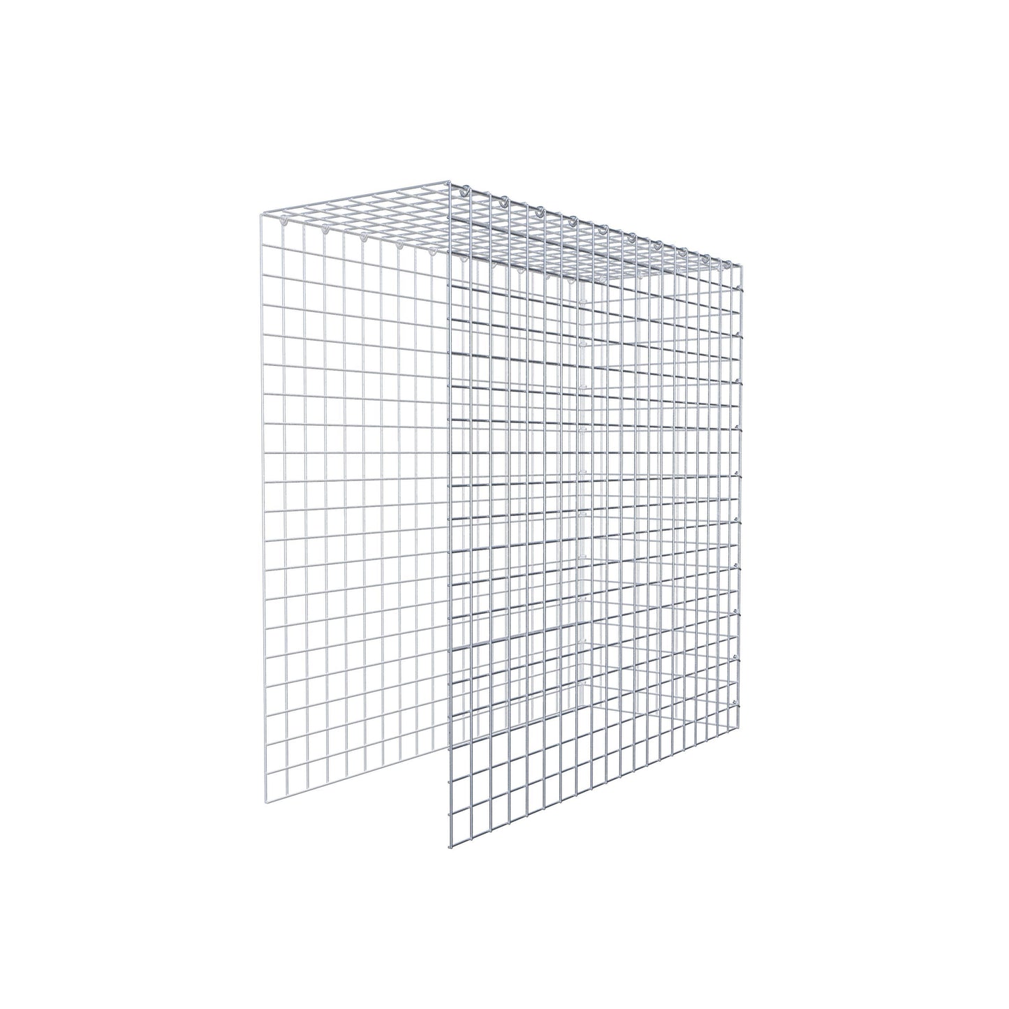 Add-on schanskorf type 4 100 cm x 100 cm x 40 cm (L x H x D), maaswijdte 5 cm x 5 cm, C-ring