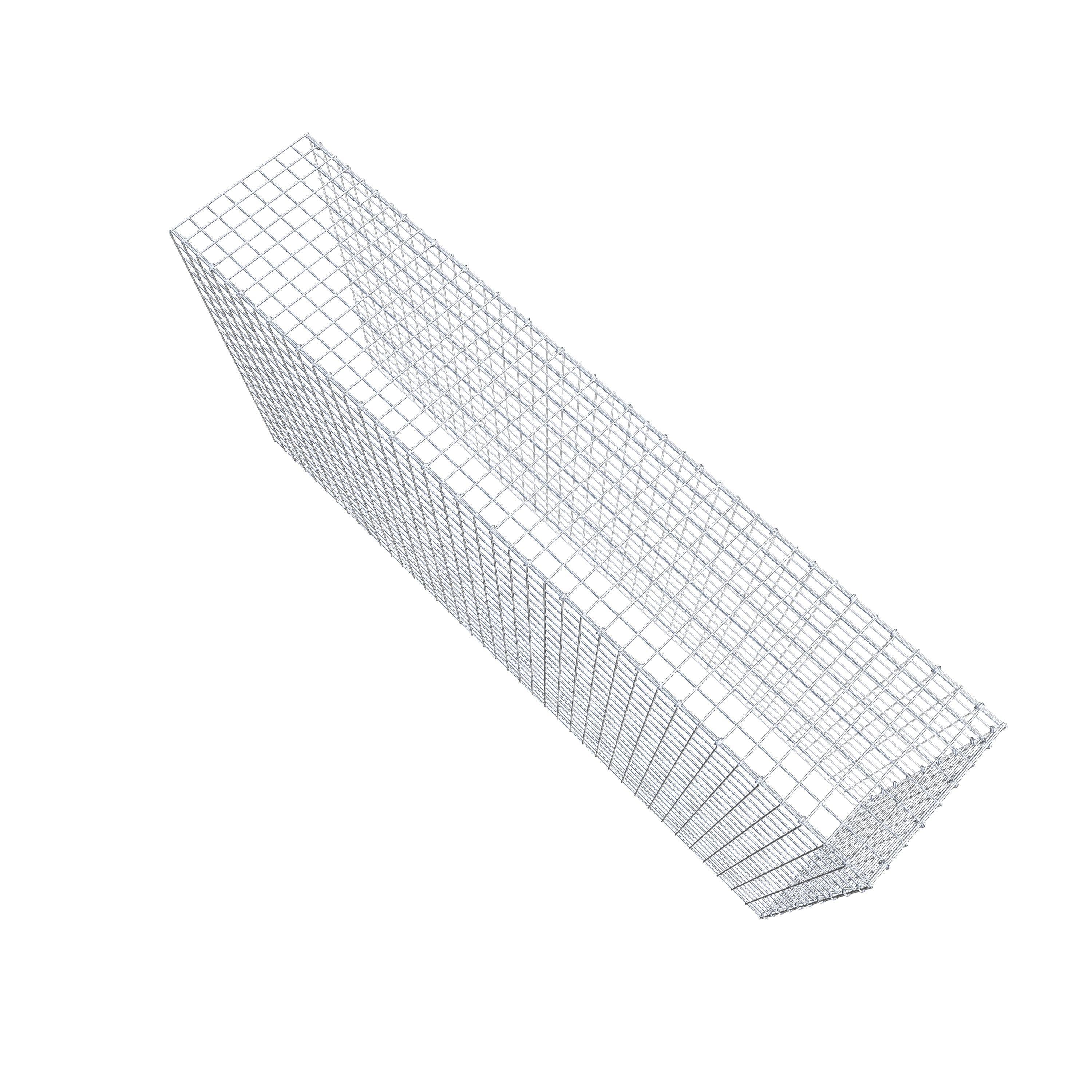 Anbaugabione Typ 4 200 cm x 100 cm x 40 cm (L x H x T), Maschenweite 5 cm x 5 cm, C-Ring